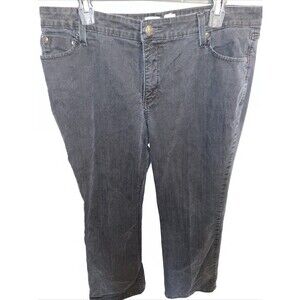 Levi’s Signature Women’s Straight Jeans Size 18 Black Comfort School College